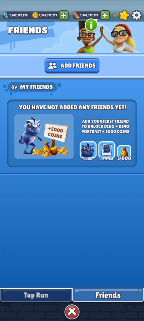 inviting friends