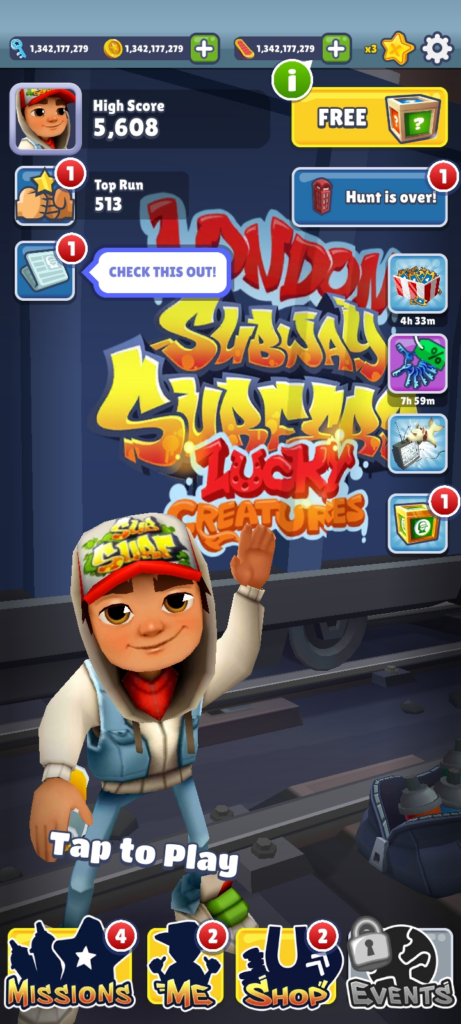 Subway surfers MOd apk overview