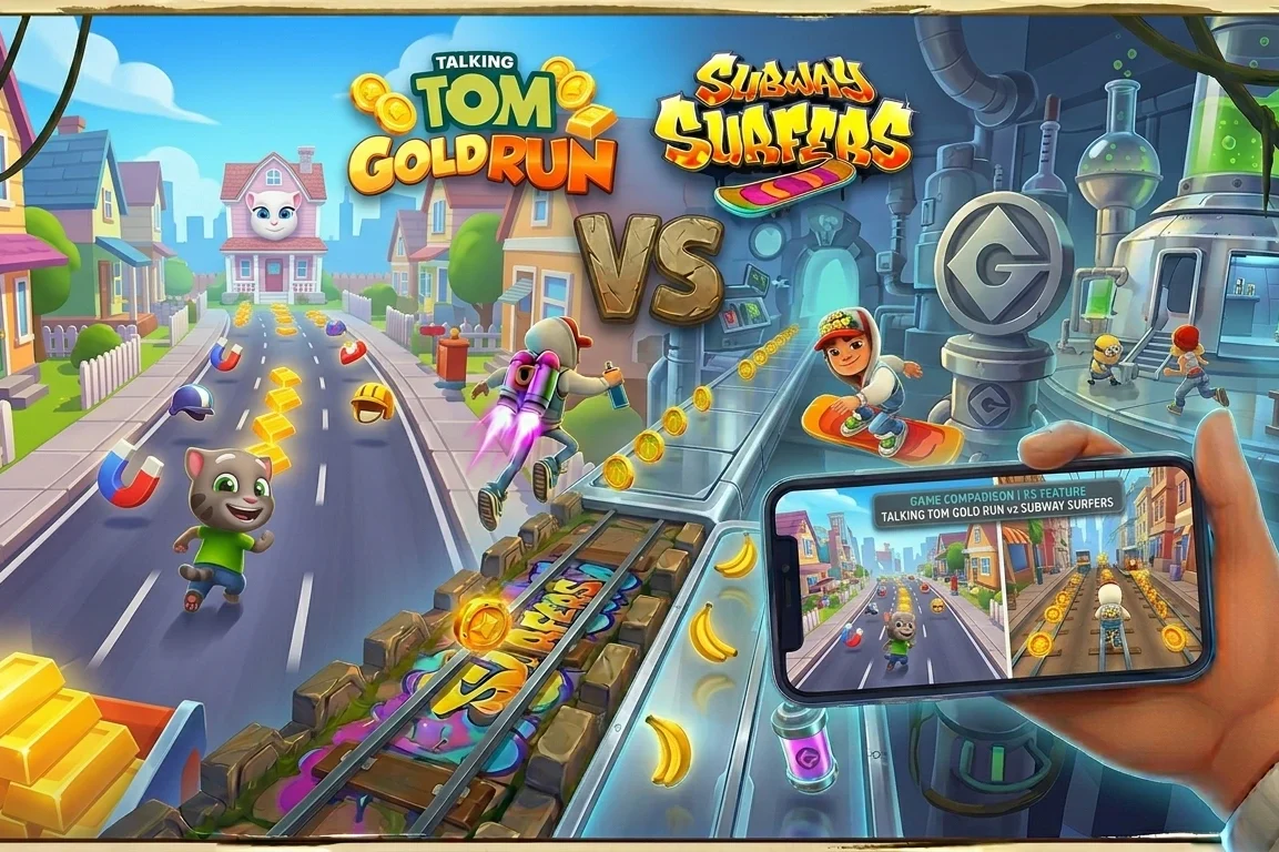 Subway Surfers vs. Talking Tom Gold Run