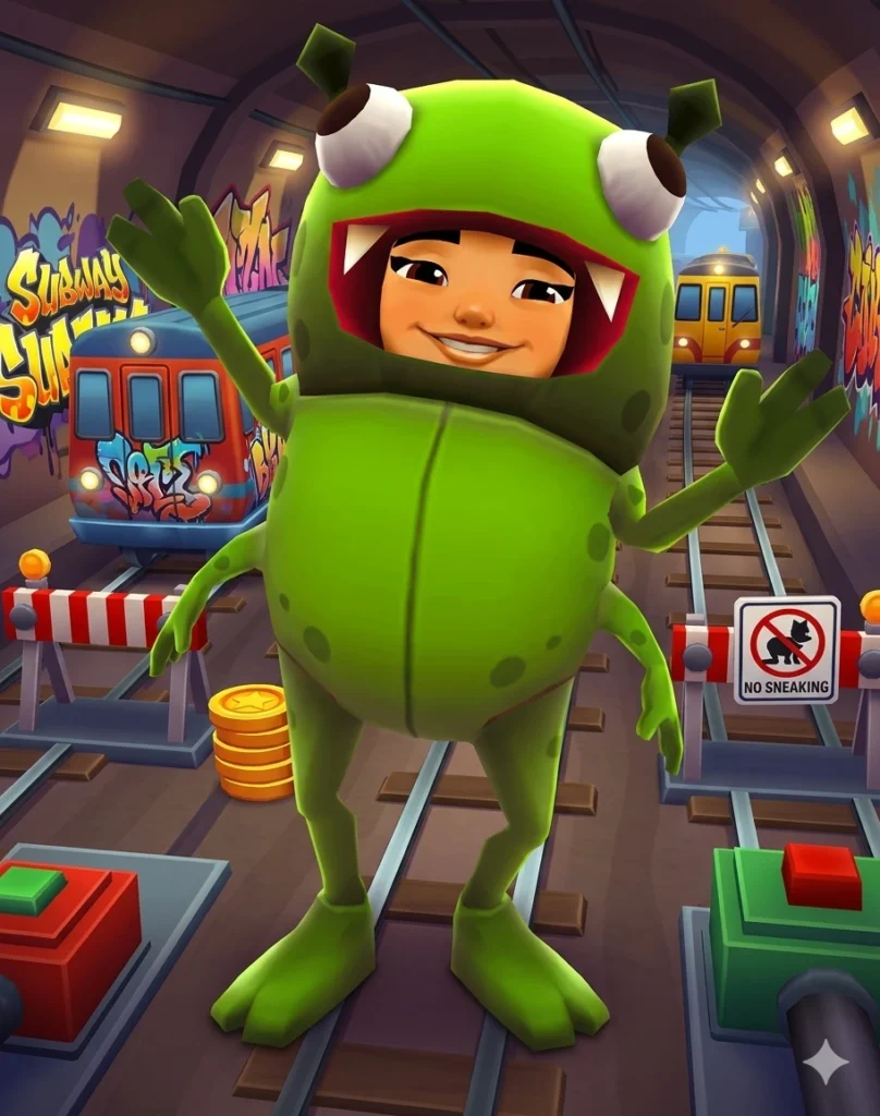 Subway surfers Yutani Default outfits