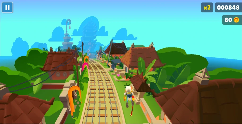 Subway surfers Barcelona graphics