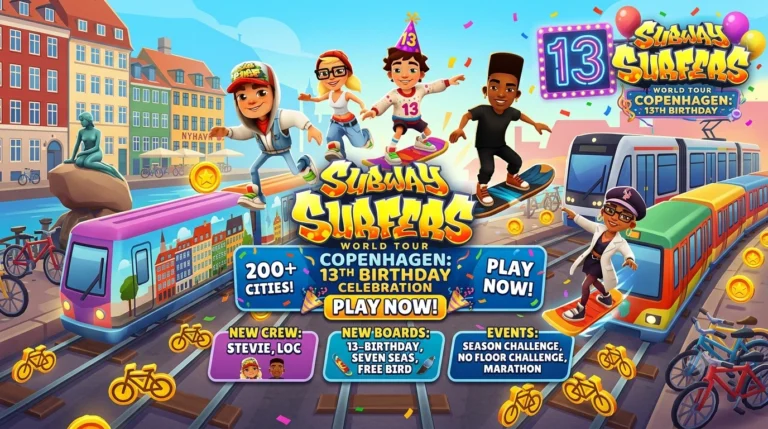 Subway surfers World tour copenhagen updates