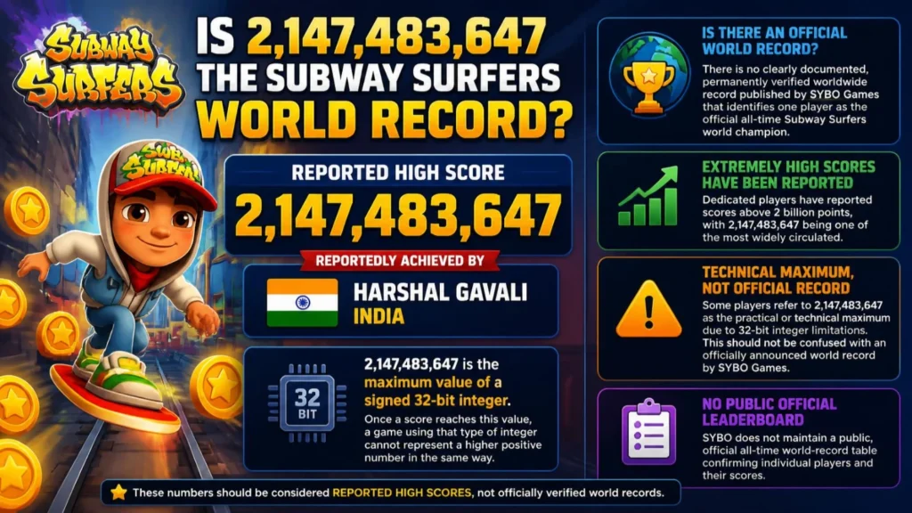 Subway surfers Highest Score